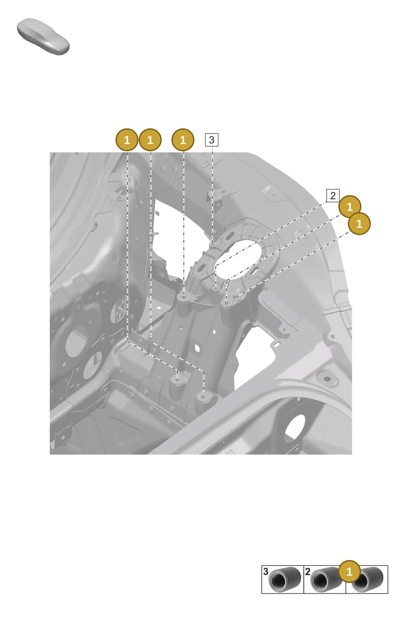 PAF008976 — Porsche 911 (2018-2024) diagram p53806700, position 1