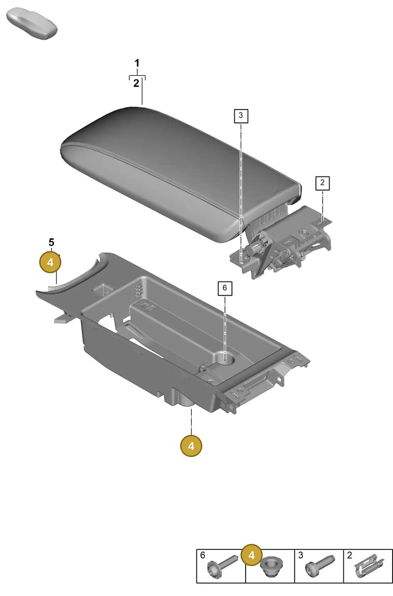 PAF009078 — Porsche 911 (2024-2025) diagram p63809350, position 4