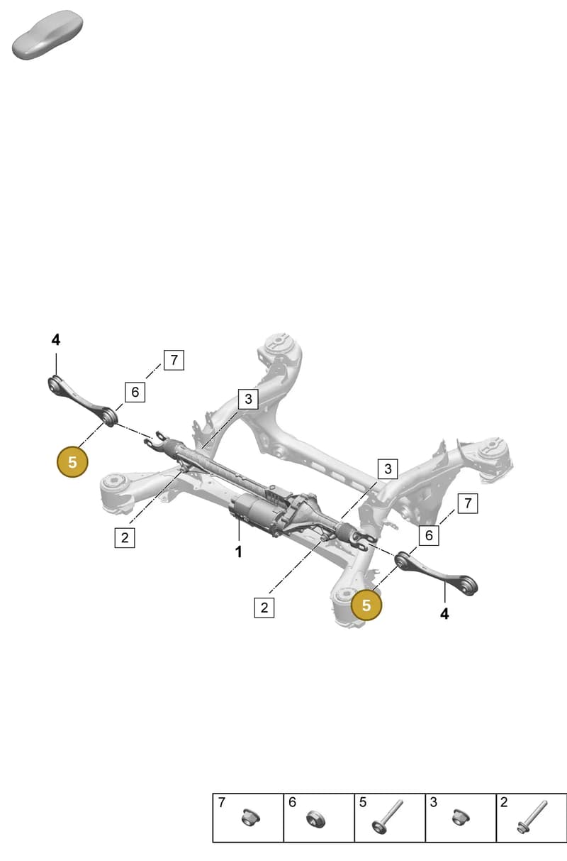 PAF009398 — Porsche Macan (2024-2024) diagram p61503000, position 5
