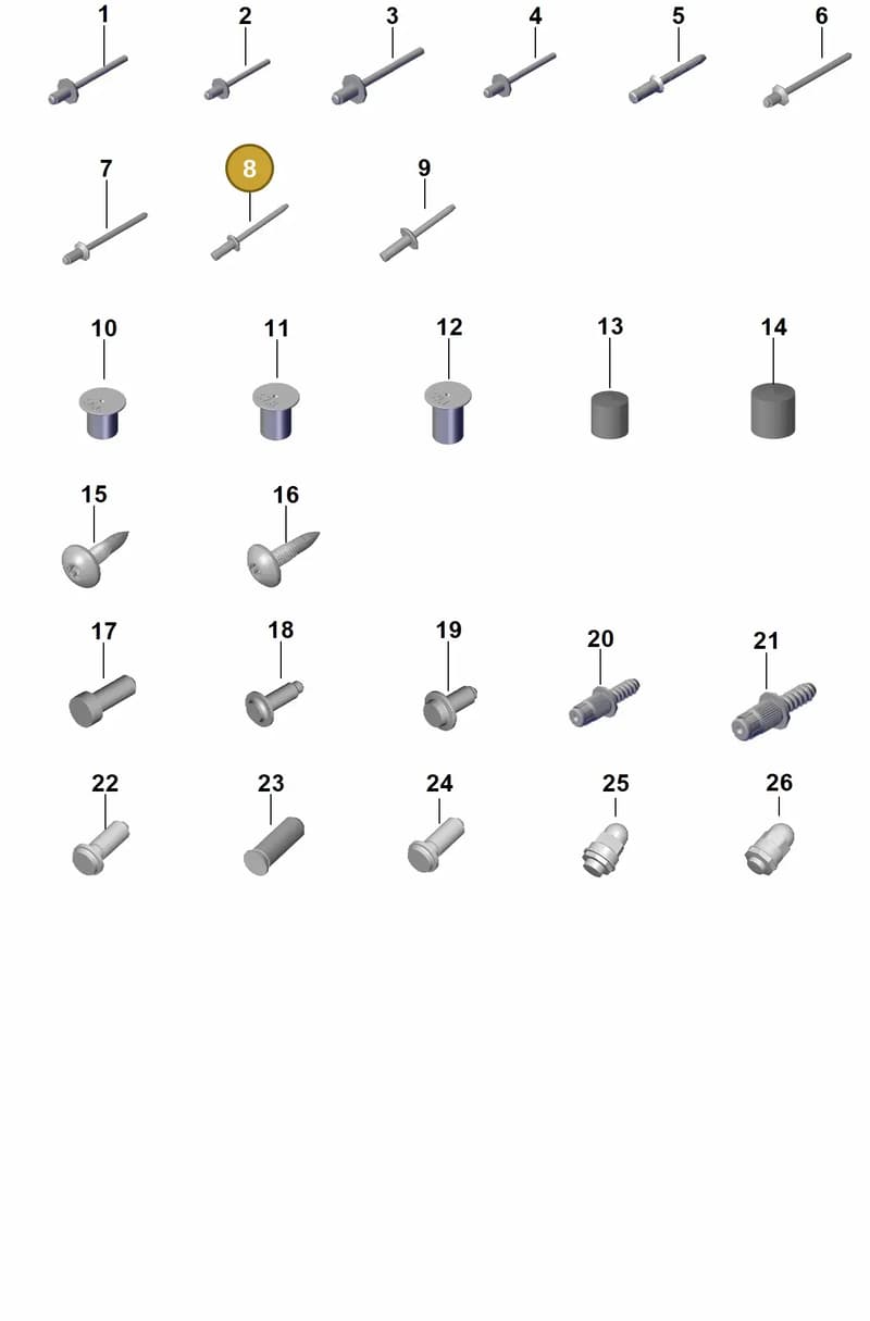 PAF009412 — Porsche Panamera (2023-2025) diagram p62801005, position 8