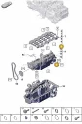 PAF009489 Porsche O-Ring