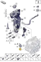PAF009533 Porsche O-Ring