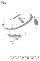 PAF009578 Porsche Spacer Sleeve