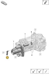 PAF009696 Porsche Securing Ring