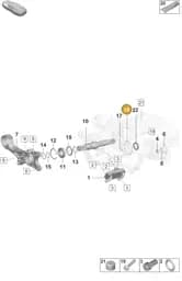 PAF009919 Porsche O-Ring