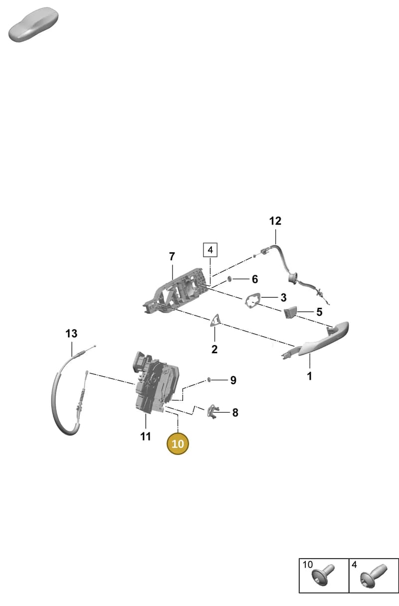 PAF009996 — Porsche Macan (2024-2024) diagram p61804250, position 10