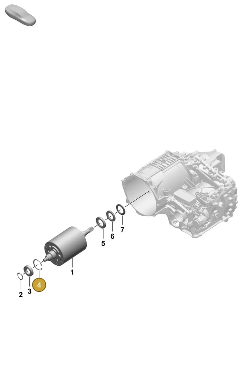 PAF010135 — Porsche Macan (2024-2024) diagram p61153410, position 4