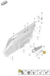 PAF011118 Porsche Hexagon Nut