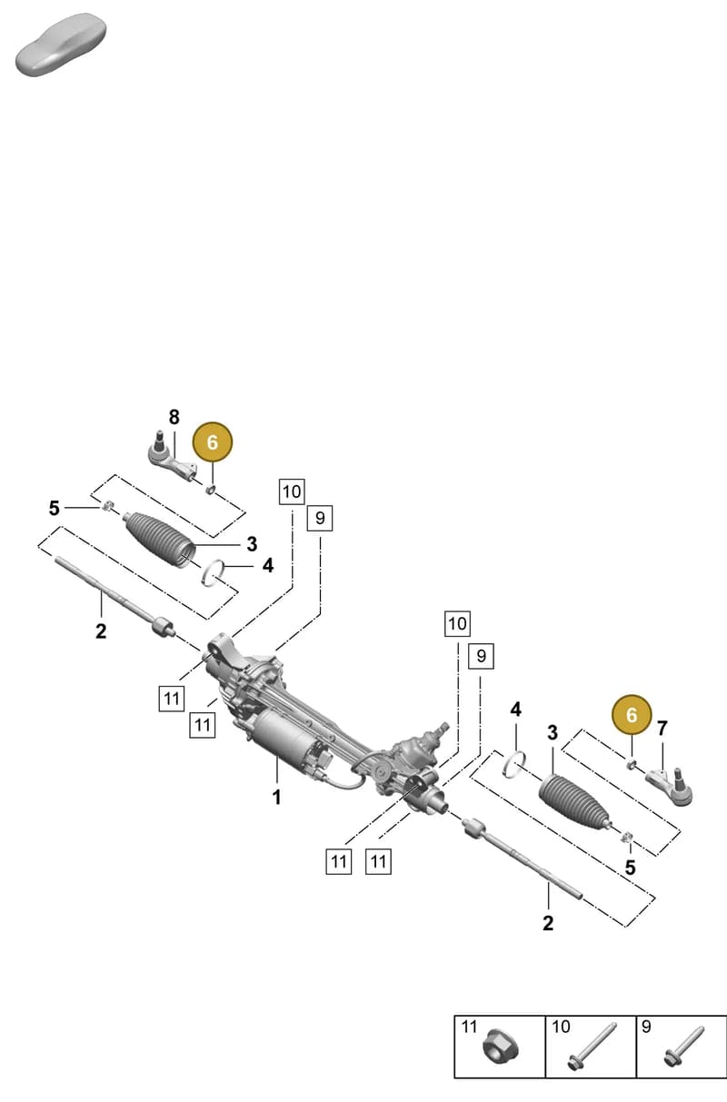 PAF011164 — Porsche Macan (2024-2024) diagram p61403000, position 6