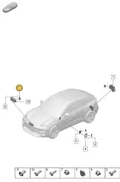 PAF011461 Porsche Rivetted Cap Nut