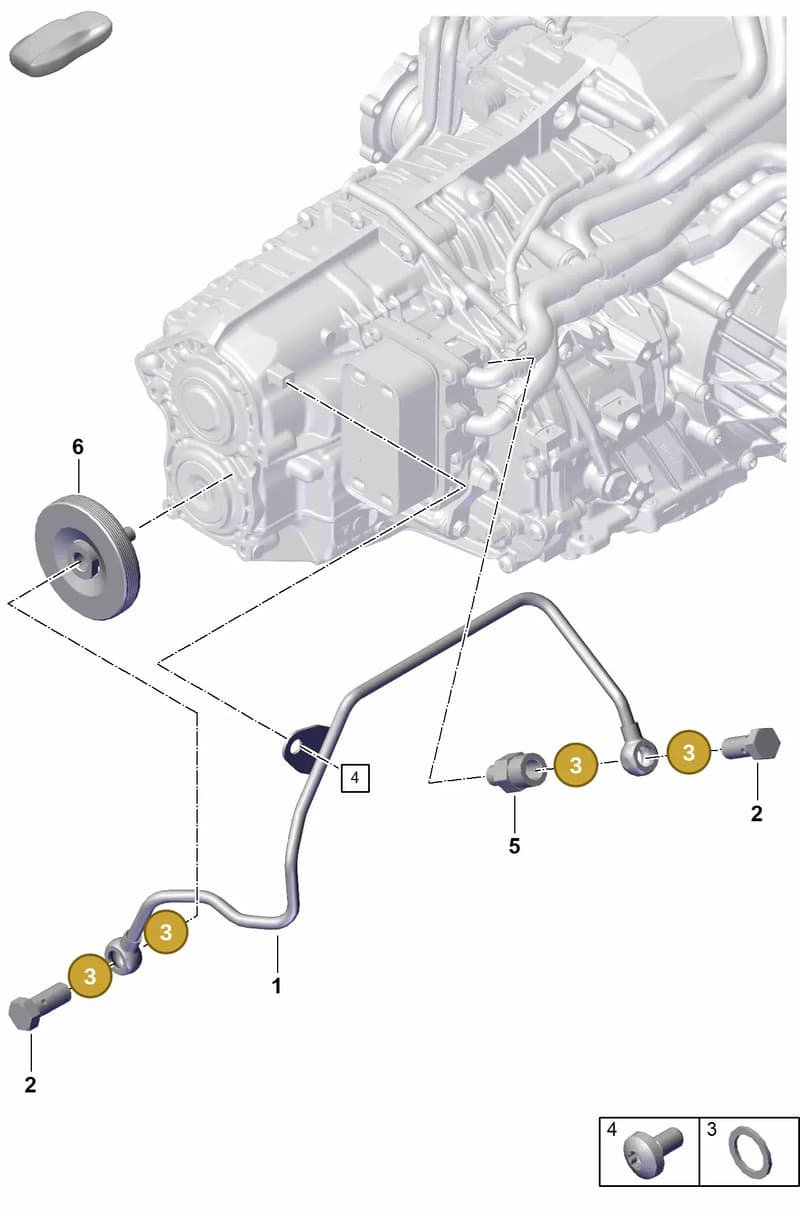 PAF013806 — Porsche Boxster Spyder (2019-2020) diagram p55360050, position 3