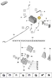 PAF015082A Porsche Hexagon Nut