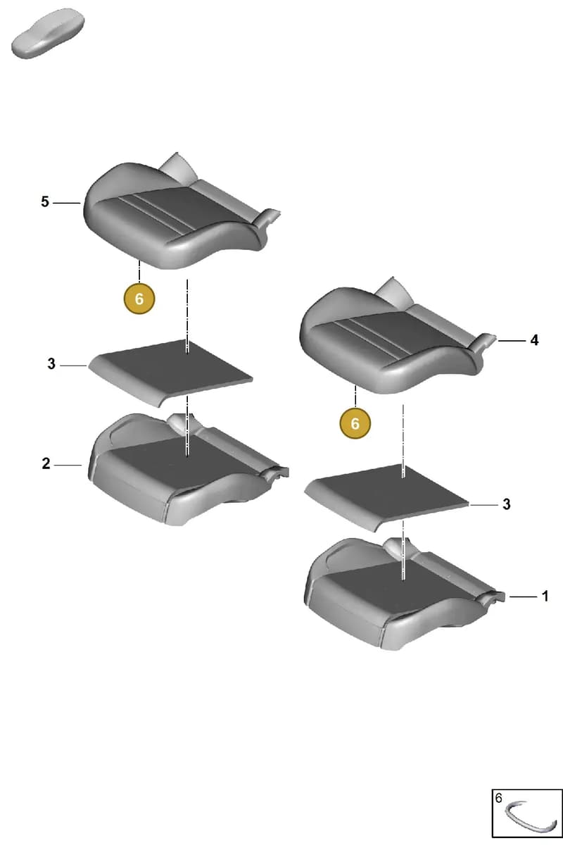 PAF015261 — Porsche Cayenne Coupe (2023-2023) diagram p60817400, position 6