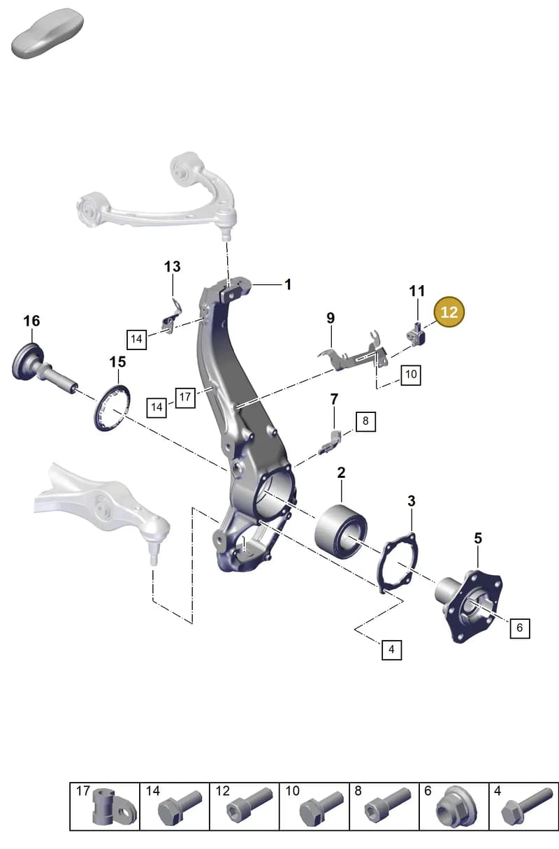 PAF10063604 — Porsche Taycan Sport Turismo (2023-2025) diagram p56401020, position 12