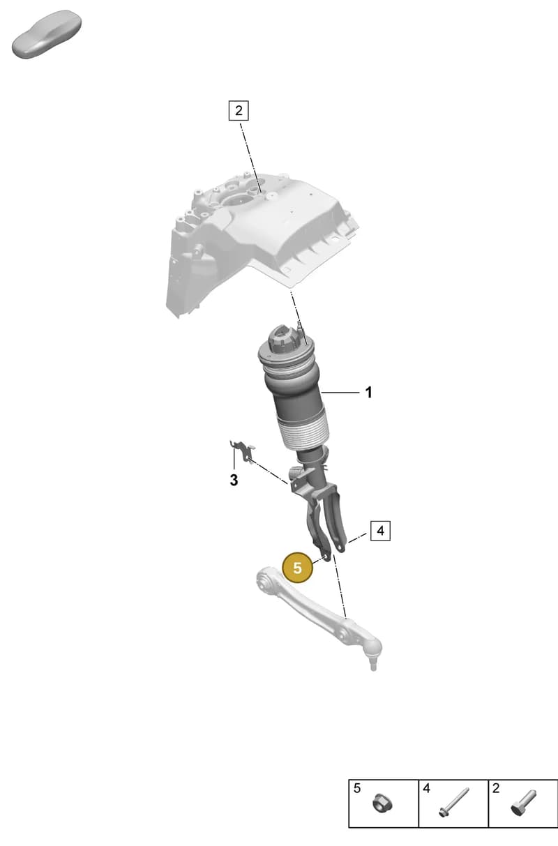 PAF104018 — Porsche Macan (2024-2024) diagram p61402000, position 5