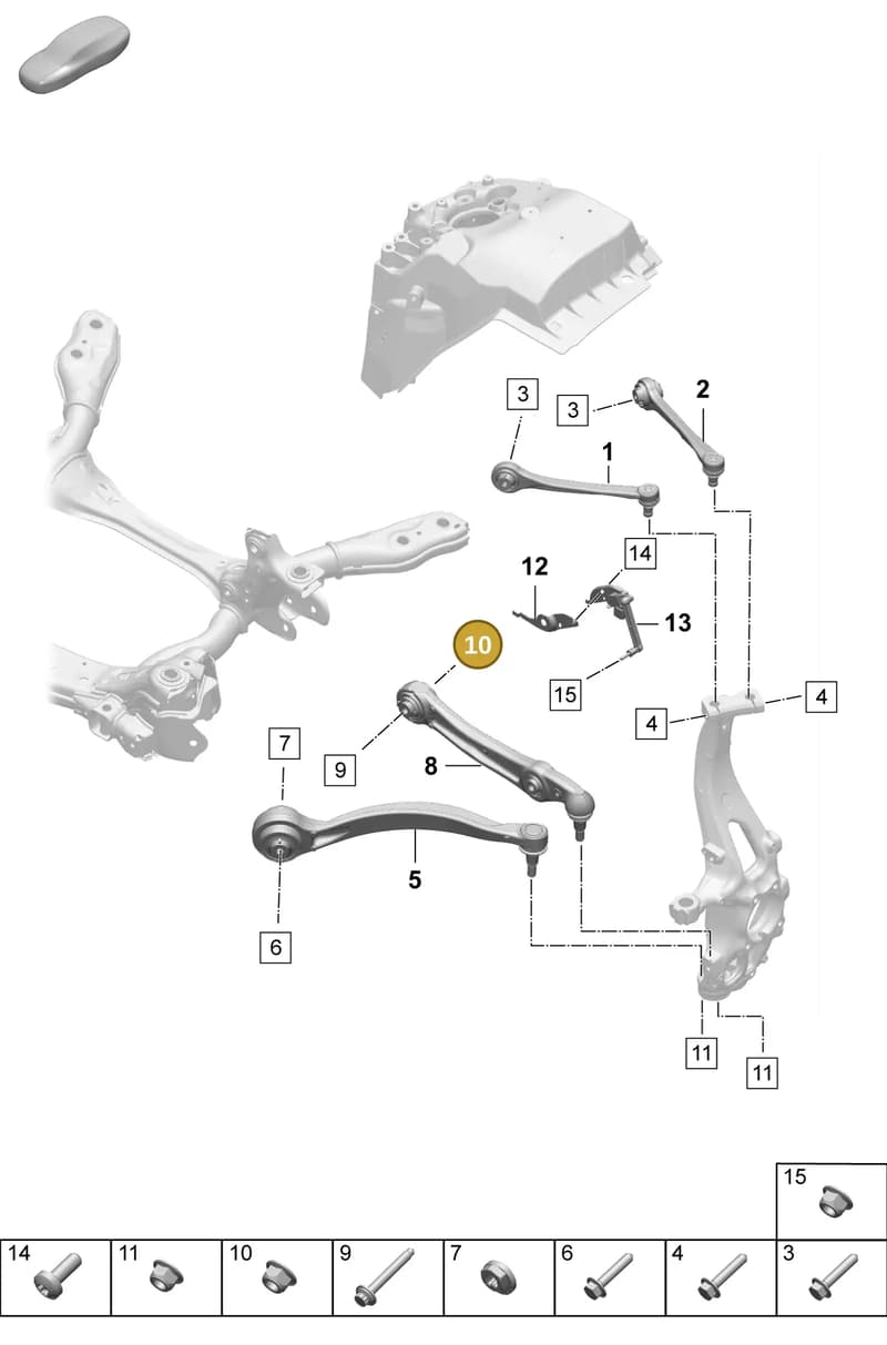 PAF104018 — Porsche Macan (2024-2024) diagram p61401050, position 10