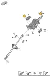 PAF104301 Porsche Hexagon Socket Flat Head Bolt