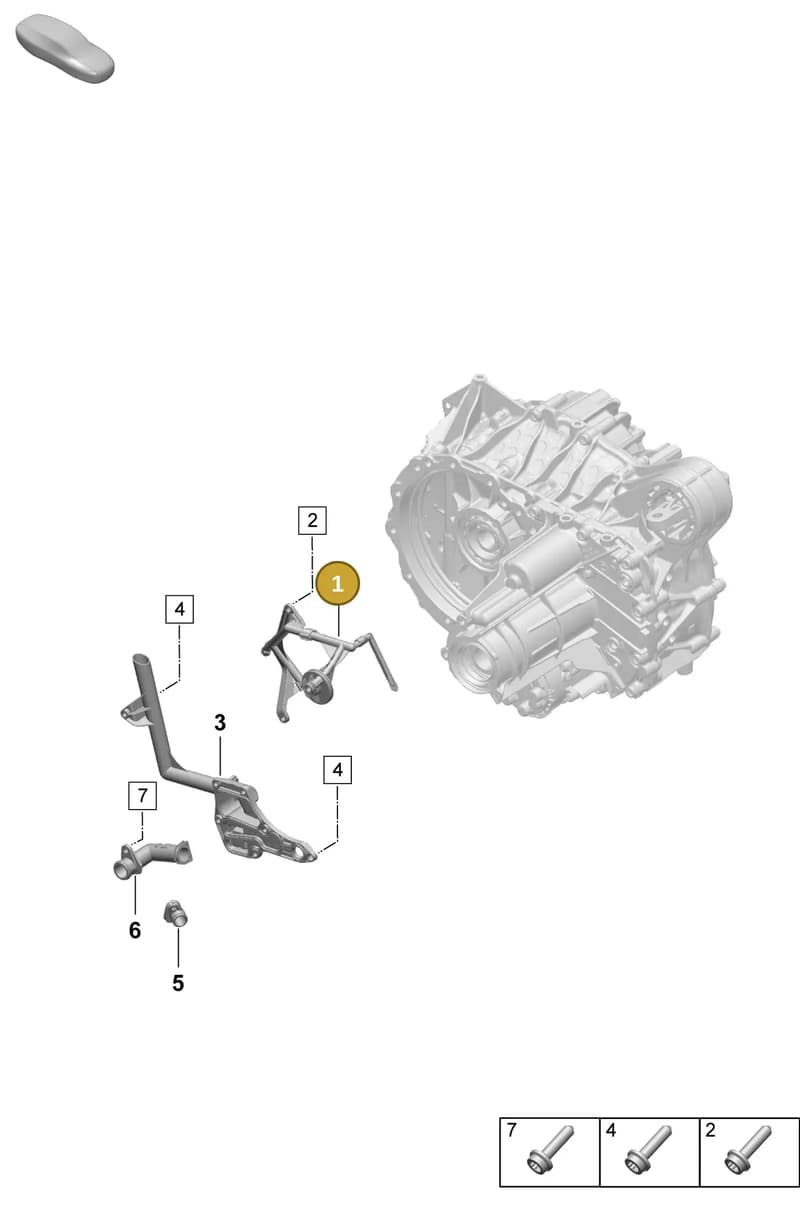 PAF104524 — Porsche Macan (2024-2024) diagram p61354120, position 1