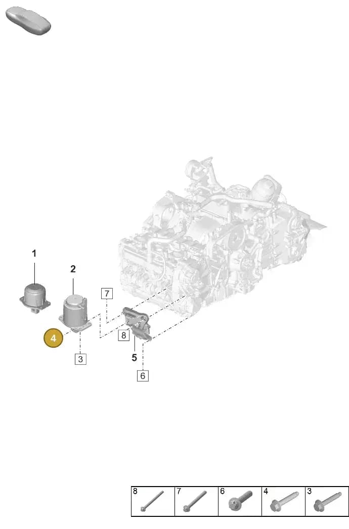 PAF104694 — Porsche 911 (2024-2025) diagram p63109000, position 4