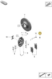 PAF105165 Porsche Clip