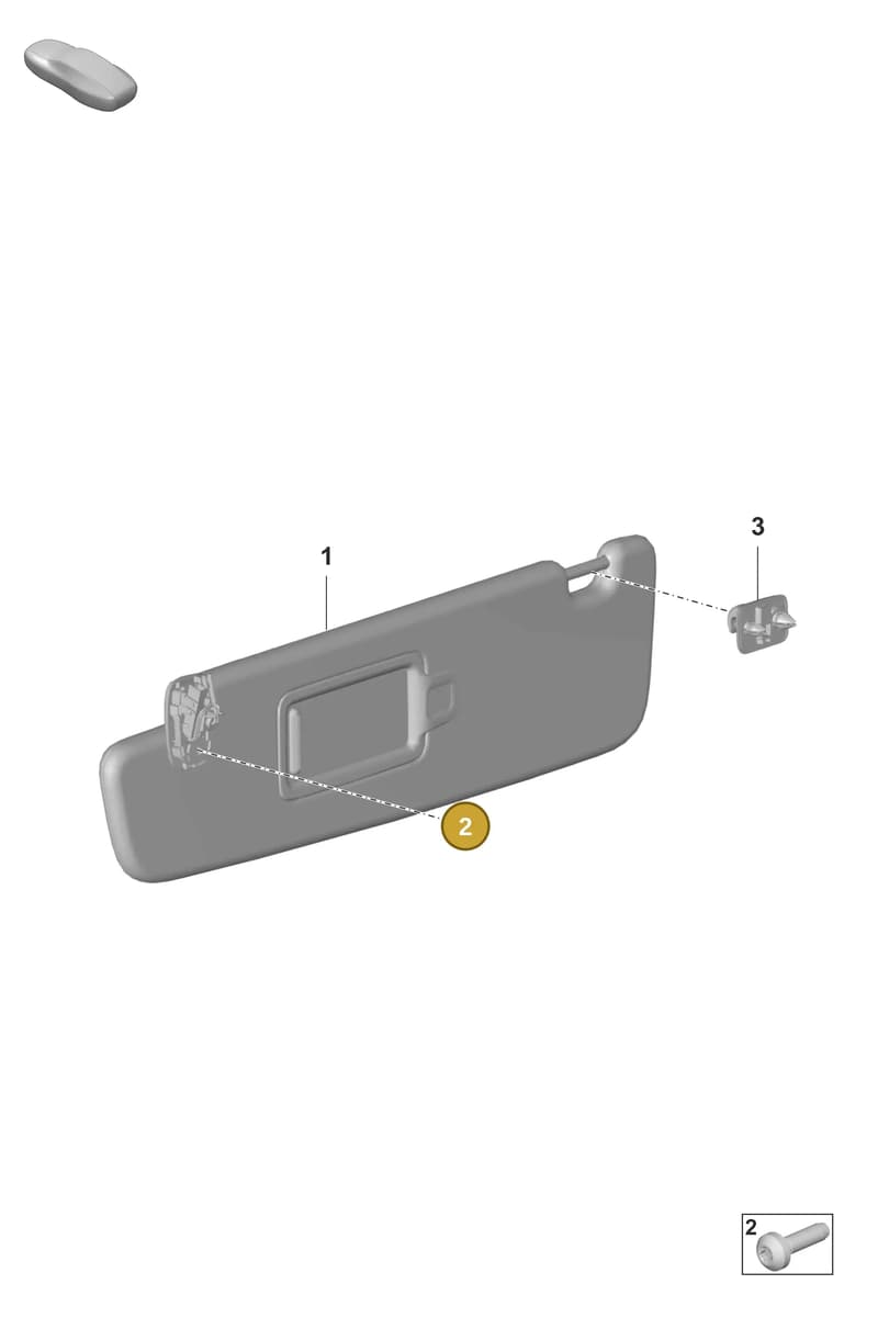 PAF105928 — Porsche Taycan Sport Turismo (2023-2025) diagram p56807650, position 2