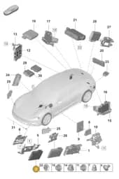 PAF105928A Porsche Oval Hexagon Socket Head Bolt