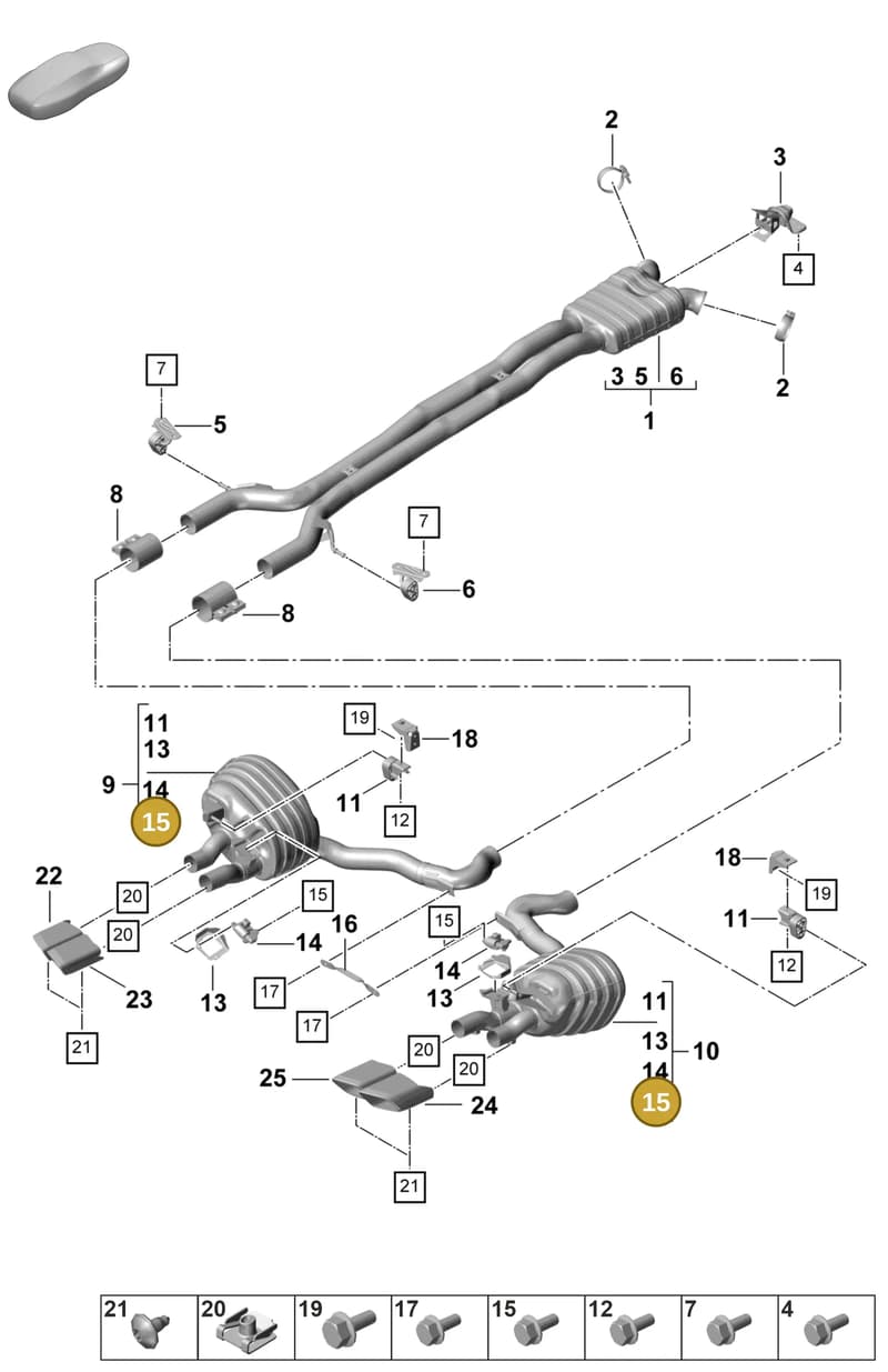 PAF10653202 — Porsche Panamera (2020-2023) diagram p58203000, position 15