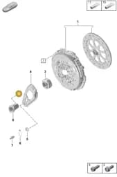 PAF106604 Porsche Socket Head Bolt