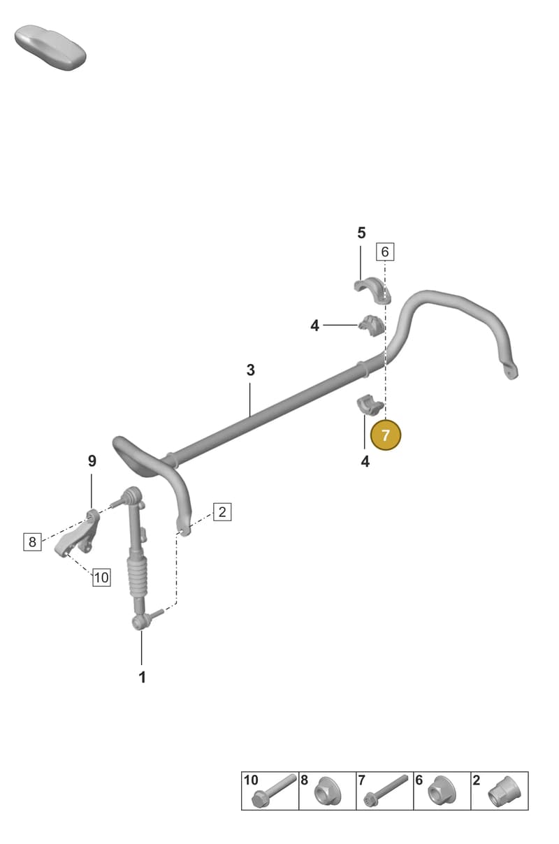 PAF106802 — Porsche 911 (2020-2022) diagram p53402010, position 7
