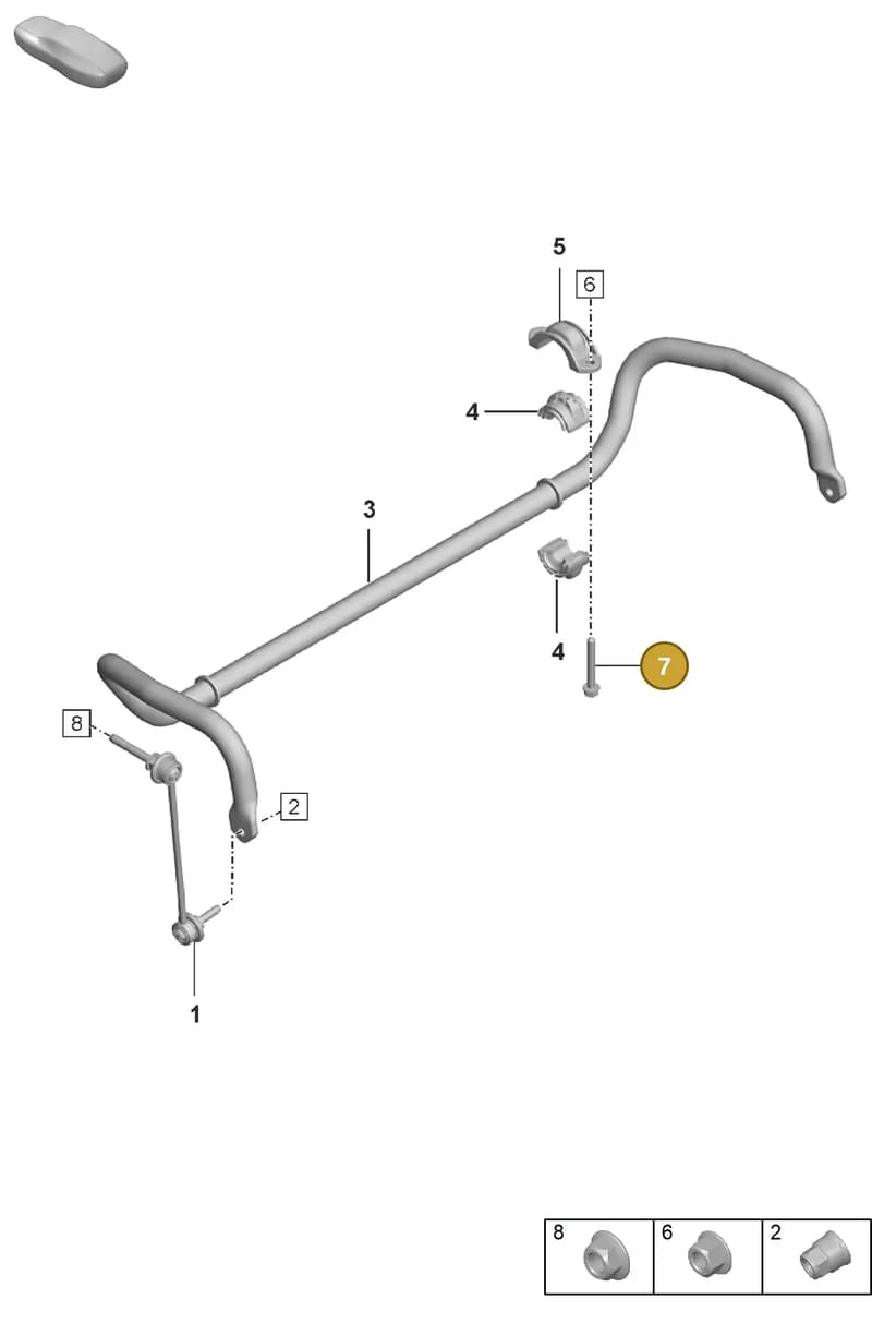 PAF106802 — Porsche 911 (2018-2024) diagram p53402020, position 7
