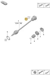 PAF107190 Porsche Screw