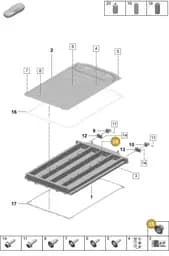 PAF107298 Porsche Adhesive Tape