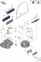 PAF10749601 Porsche Wing Screw