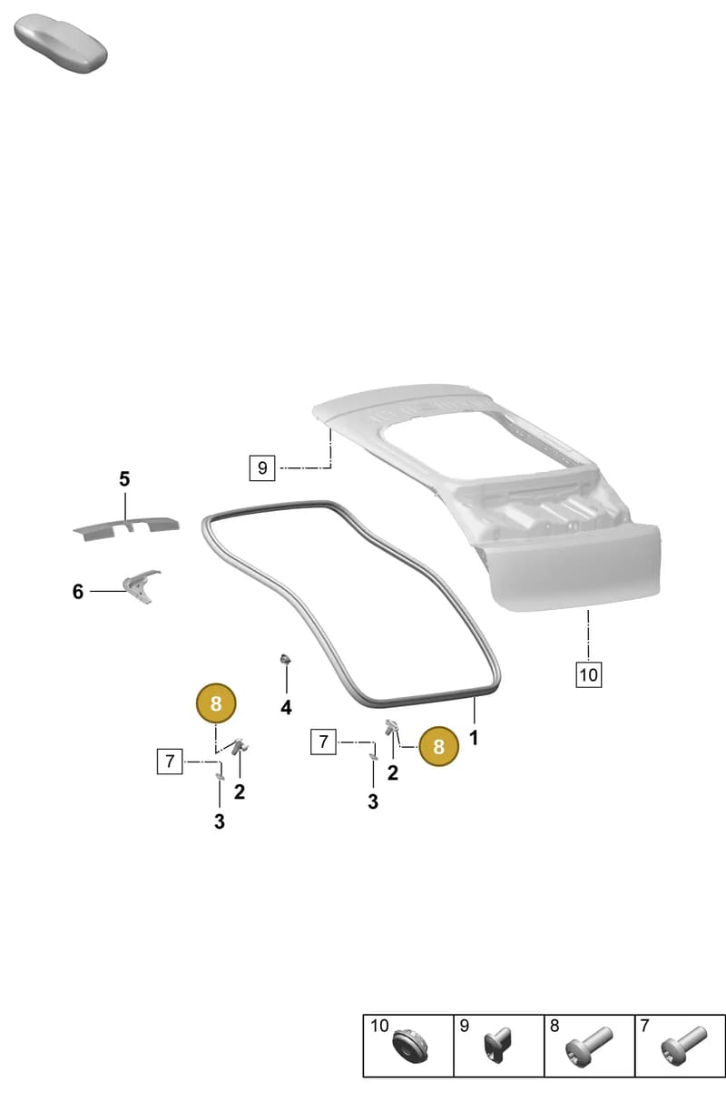 PAF107511 — Porsche Macan (2024-2024) diagram p61803120, position 8