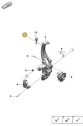 PAF10753101 Porsche Screw