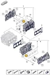 PAF107558 Porsche Cylinder Pin