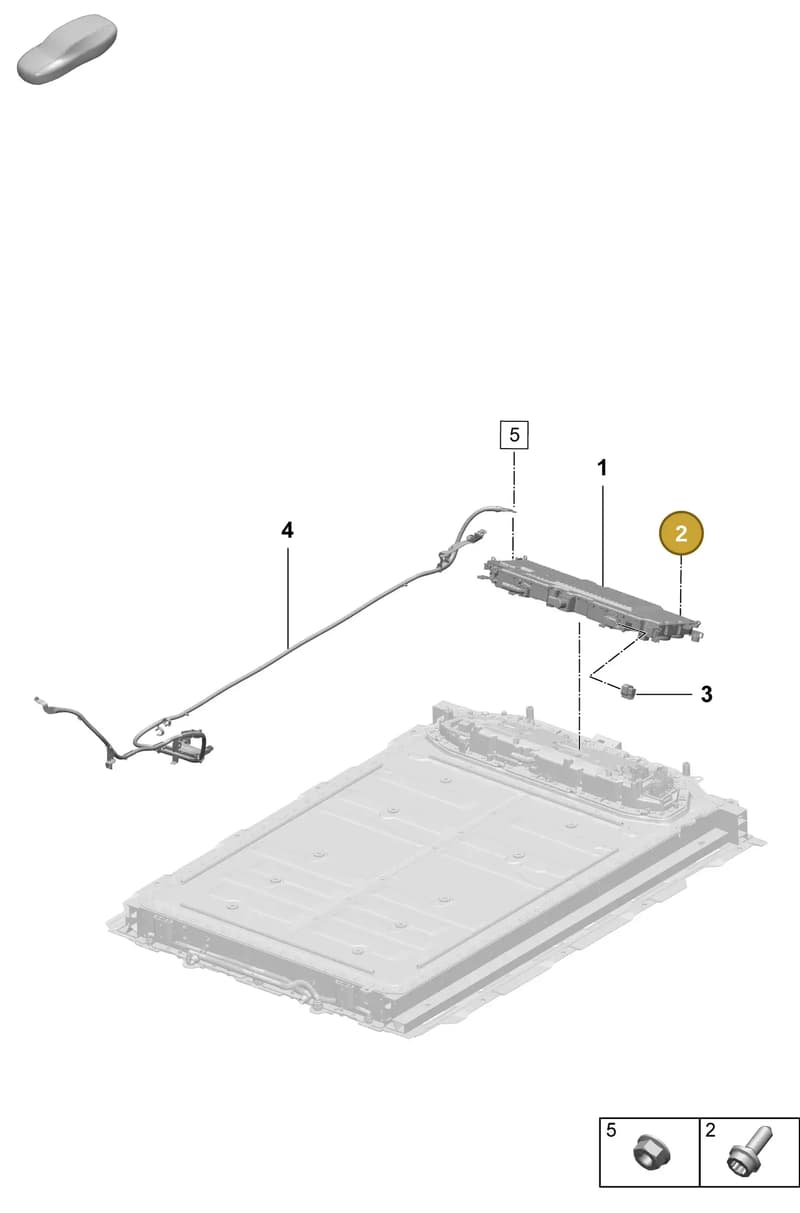 PAF107658 — Porsche Macan (2024-2024) diagram p61251030, position 2