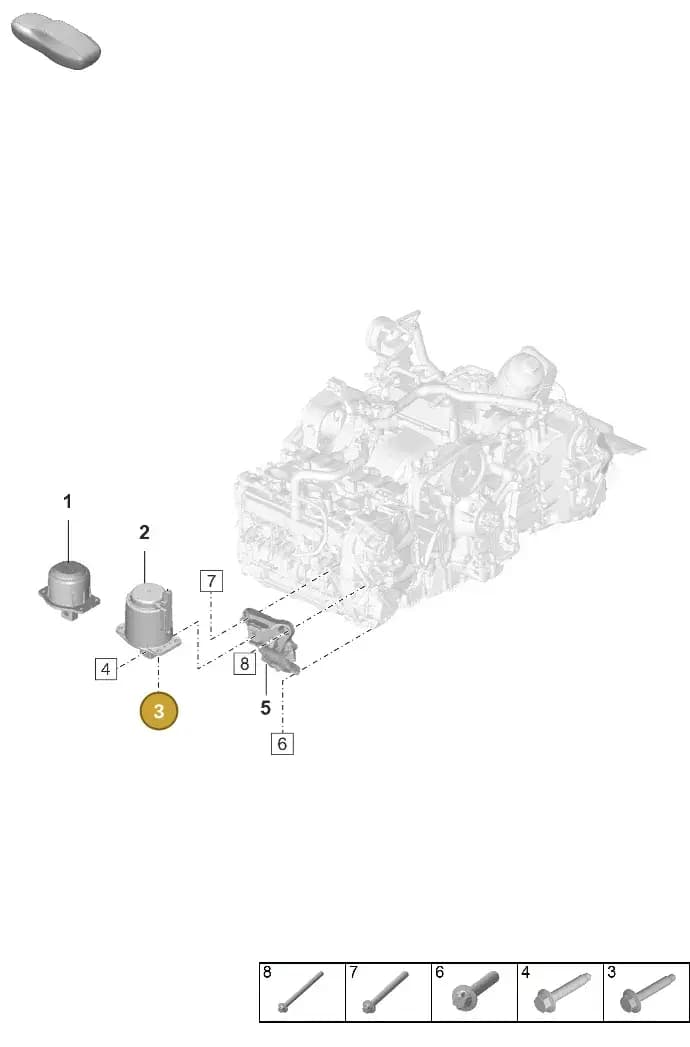 PAF107838 — Porsche 911 (2024-2025) diagram p63109000, position 3