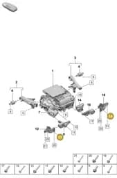 PAF10817601 Porsche Hexagon Bolt