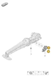 PAF108177 Porsche Screw with Interior Serrations