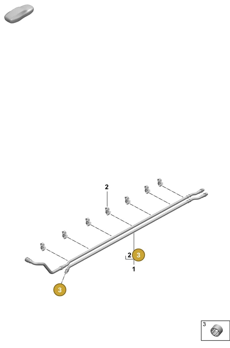 PAF108200 — Porsche Macan (2024-2024) diagram p61155050, position 3