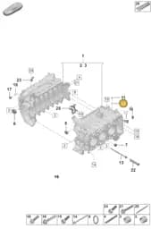 PAF108405 Porsche Seal Ring