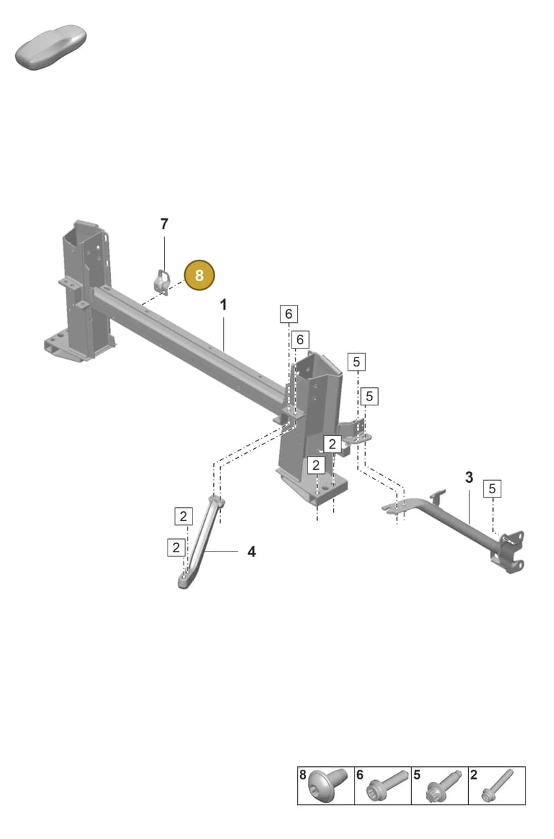 PAF108514 — Porsche 911 (2024-2025) diagram p53811560, position 8