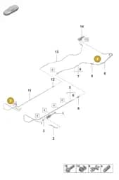 PAF108527 Porsche Spacer Holder