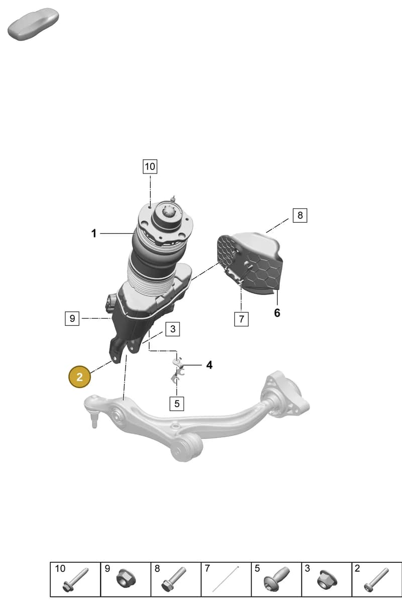 PAF108544 — Porsche Taycan Sport Turismo (2023-2025) diagram p64402000, position 2