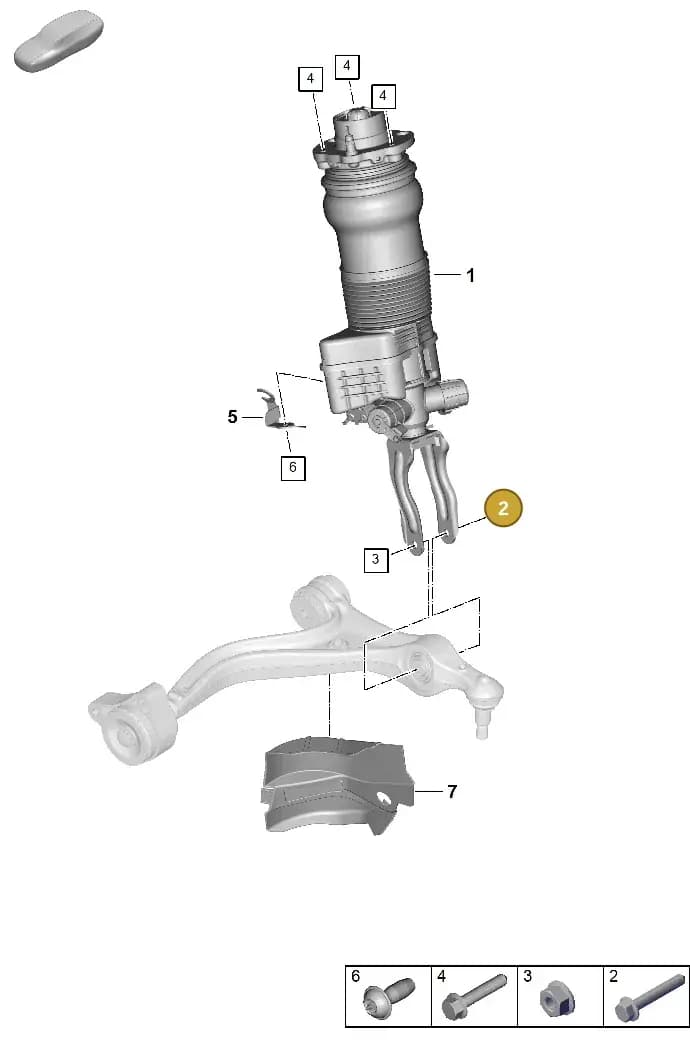 PAF108544 — Porsche Panamera (2023-2025) diagram p62402000, position 2
