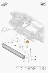 PAF108630 Porsche Combination Holder