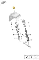 PAF109087 Porsche Hexagon Bolt