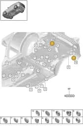 PAF80359310 Porsche Bungs