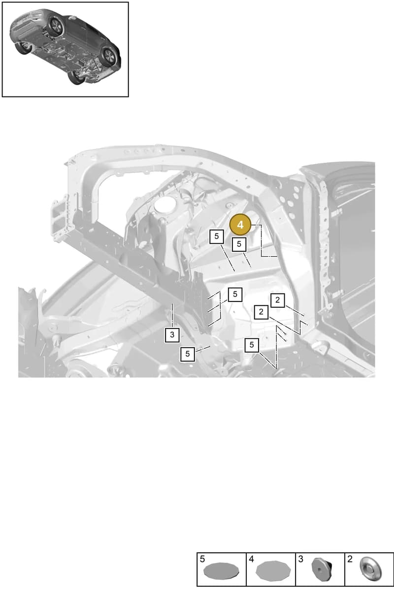 PAF81742900 — Porsche Cayenne Coupe (2023-2023) diagram p51806000, position 4
